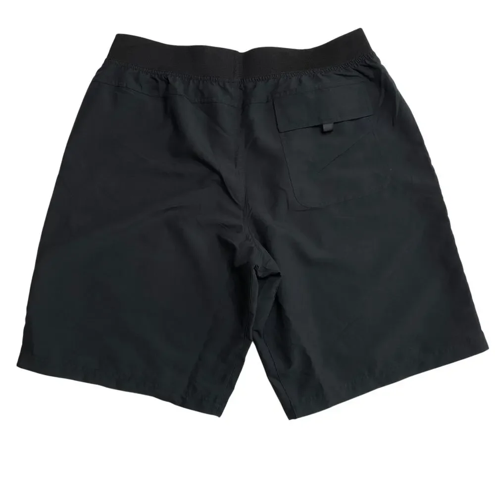 New Prana Mojo Shorts Stretch‎ Waist Men's Large Black Activewear Lightweight